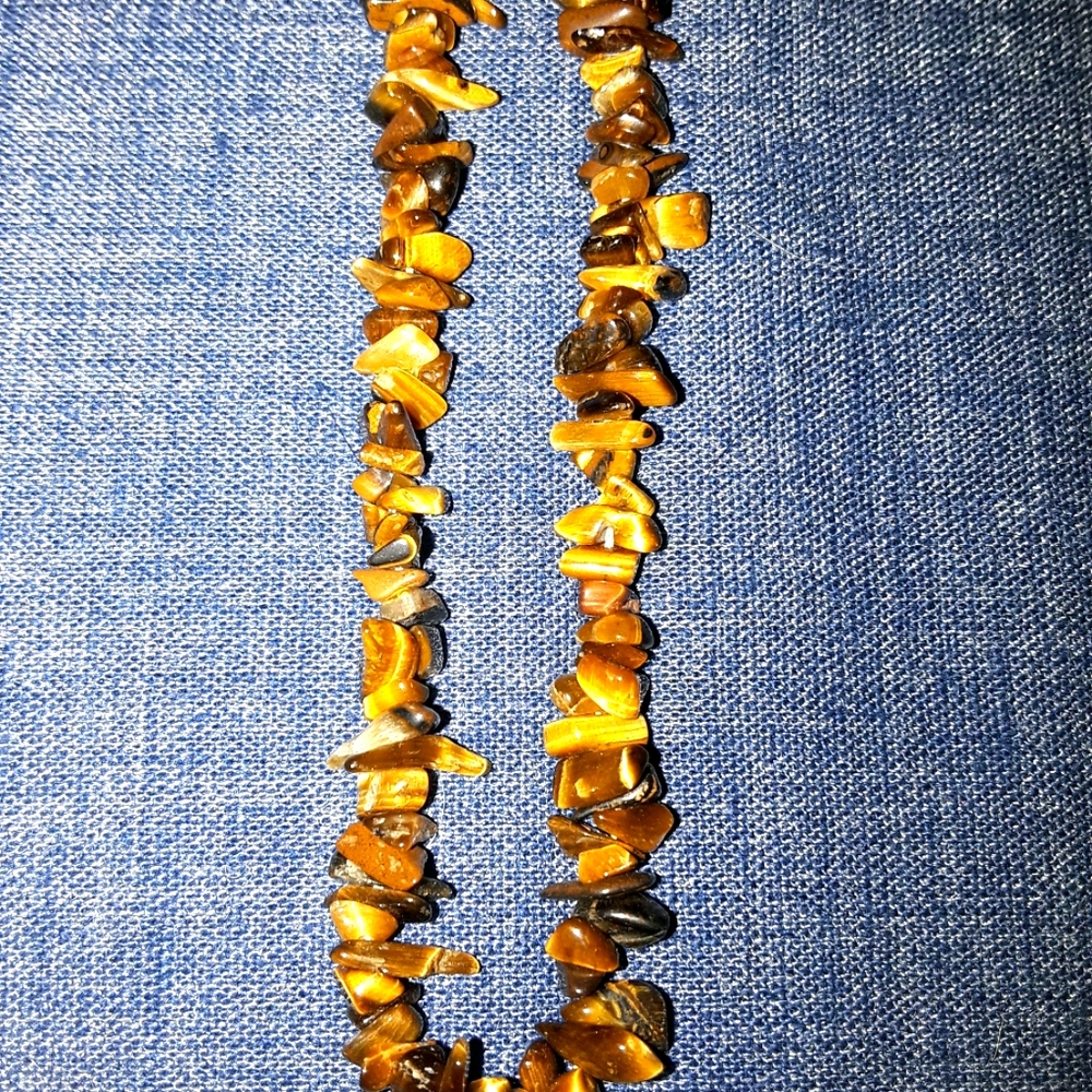 Tiger Eye Stone Necklace